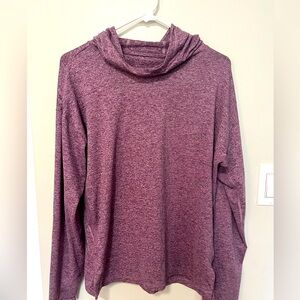 Athleta Hooded long sleeve lightweight tshirt size Large